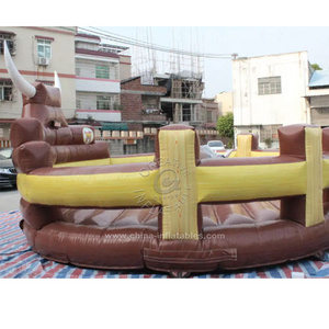 Cowboy Balance Bull Ride Inflatable Mechanical Rodeo Bull For Carnival Parties