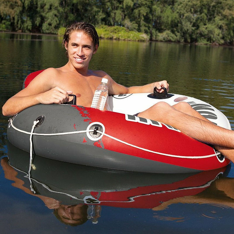 INTEX 56825 INFLATABLE  RIVER RUN 1 FIRE EDITION WATER FLOAT TUBE