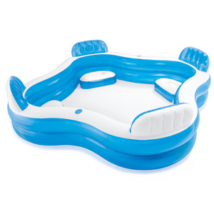 Intex 56475 Inflatable Plastic Swimming Water Pool For Children Children Paddling Pool Family Swim Center Lounge Swimming Pool