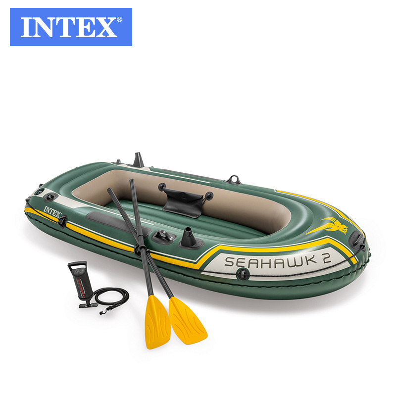 INTEX 68347 SEAHAWK 2 INFLATABLE  BOAT SET