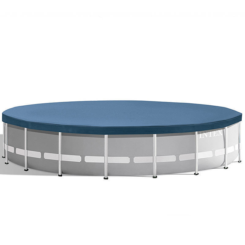 Intex 26732 18ft X 48in Large Round Metal Frame Swimming Pool Stainless Steel Frame Pool Outdoor Family Swimming Pool