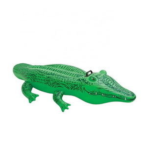 INTEX 58546 INFLATABLE  GREEN  CROCODILE  RIDE-ON FOR POOL