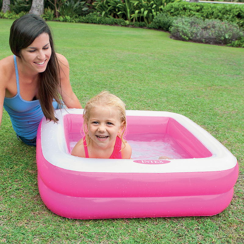 INTEX 57100  Inflatable Swimming Pool Children's Home Indoor Thickening Bath Large Folding Pool Children's Bathtub