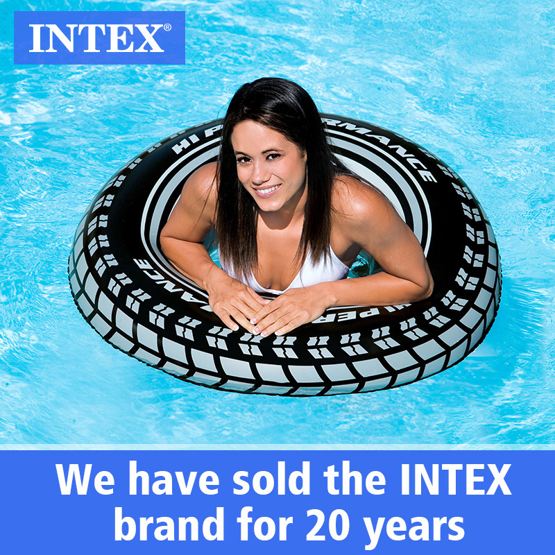 INTEX 59252 Inflatable Swimming Float swimming circle inflatable toys children's cartoon tire swimming ring