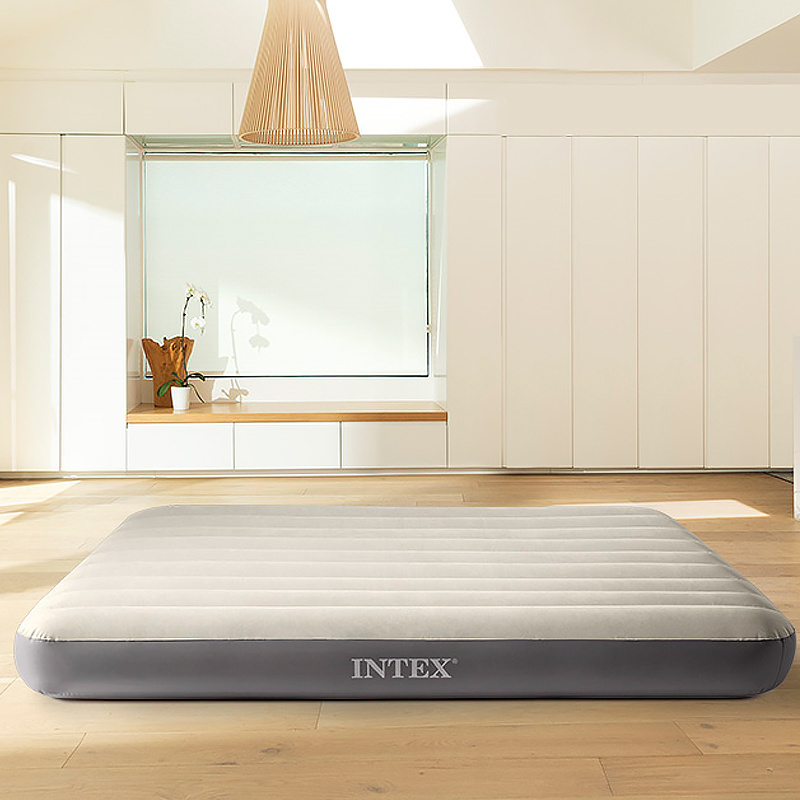 INTEX 64103 INFLATABLE  DURA-BEAM SERIES FLOCKING  AIRBED