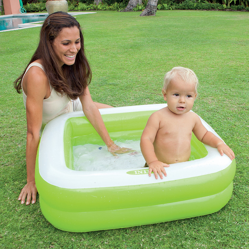 INTEX 57100  Inflatable Swimming Pool Children's Home Indoor Thickening Bath Large Folding Pool Children's Bathtub