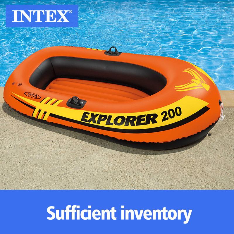 INTEX 58331  200 300 Boat Set Outdoor Lakes With Water Sport Series Air Boat Portable Folding Inflatable Boat