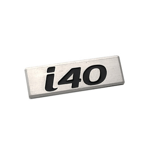 High Quality Custom Stainless Steel Nameplate Aluminum Metal Badge Label Stickers For Make Your Own Design