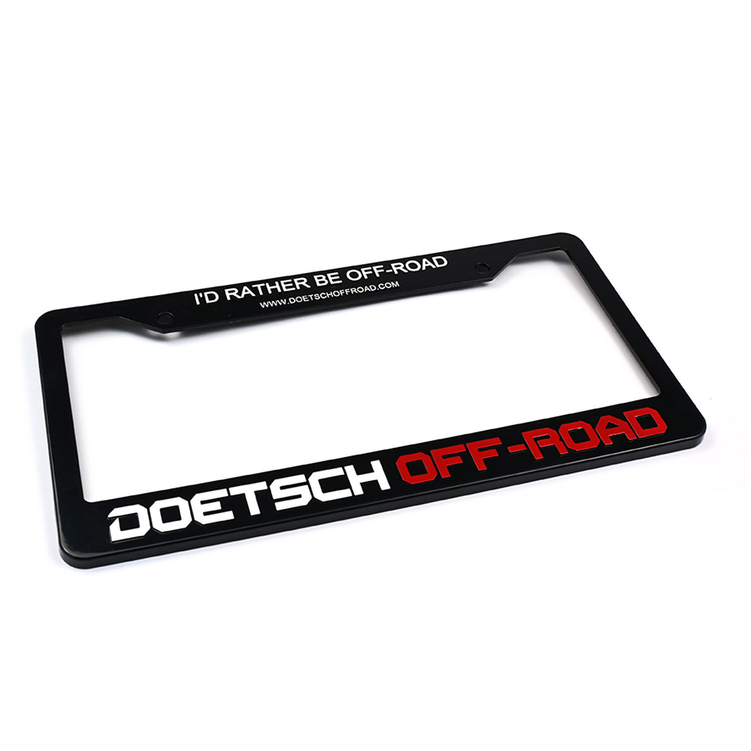 Custom Logo Printed Waterproof Reusable Black Plastic Car Plate Holder License Plate Frame Cover For Standard Us Size