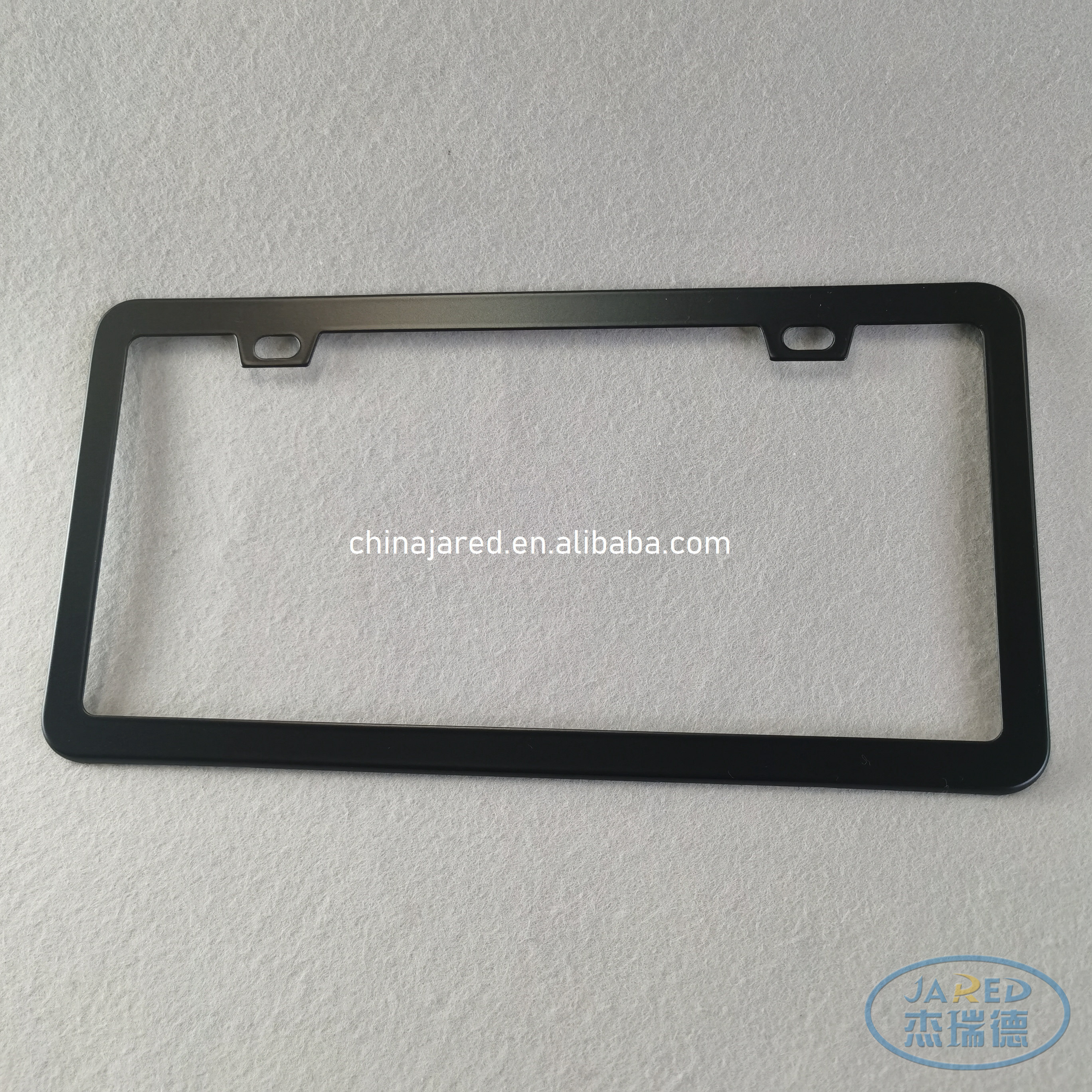 Custom Standard Us Size Electroplate Smooth Surface Chrome Stainless Steel Car License Plate Frame For Car Plate Cover