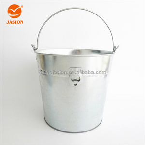 BK2925 china supplier metal galvanized steel beer ice bucket with bottle opener for party