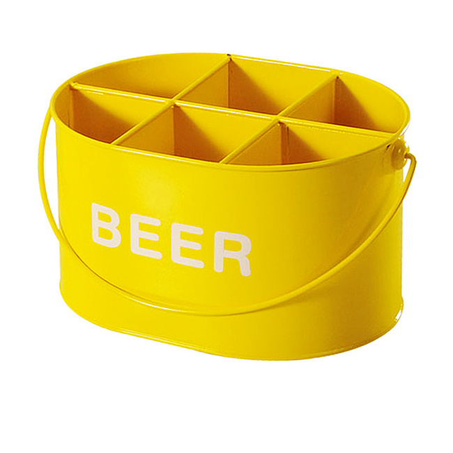 Retro Metal stainless steel Ice Bucket Champagne Beverage Tubs Beer Ice Bucket With stand  For 6 bottles champagne heinek