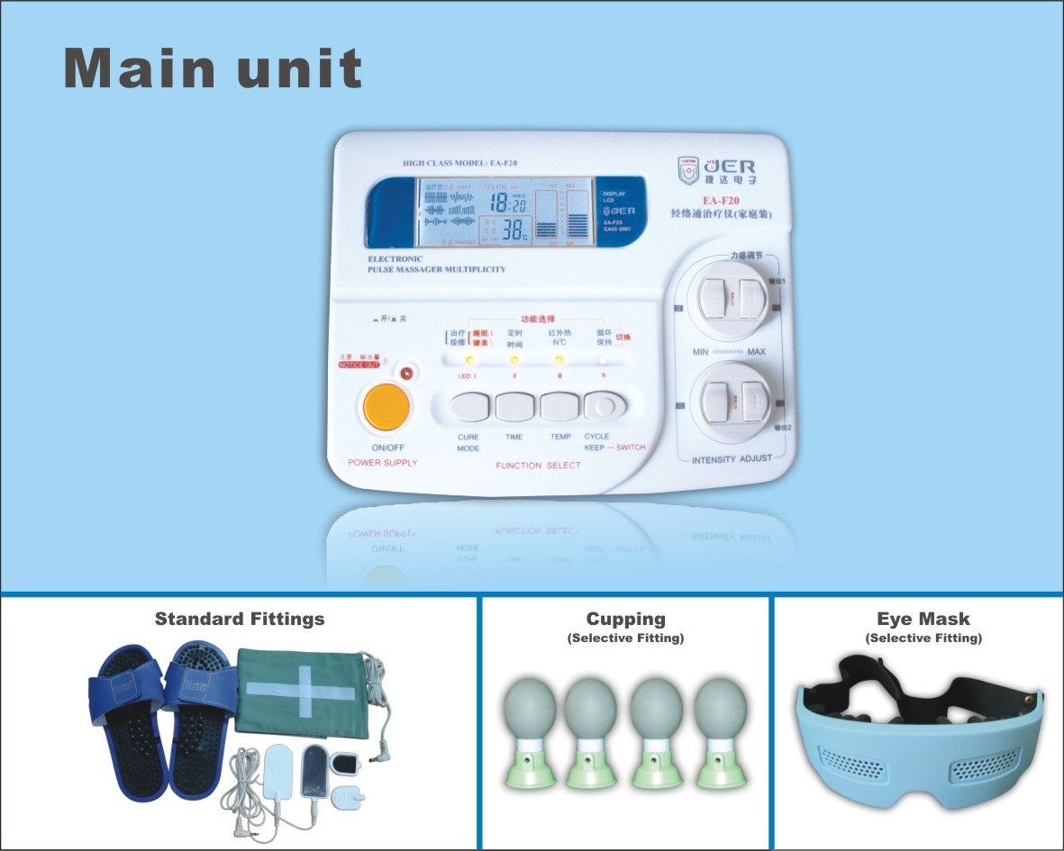 Electrodes Tens unit Massager Digital Therapy Machine Device With Health Care Body Massage Products