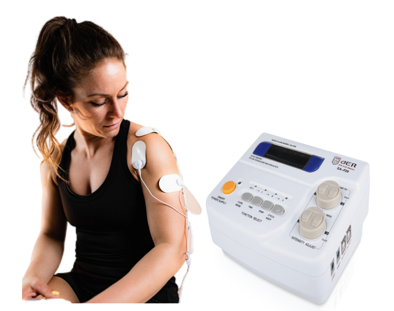 Factory Physiotherapy Tens Massage Equipment Electric Impulse Massage Device EMS Suit Professional Muscle Stimulation