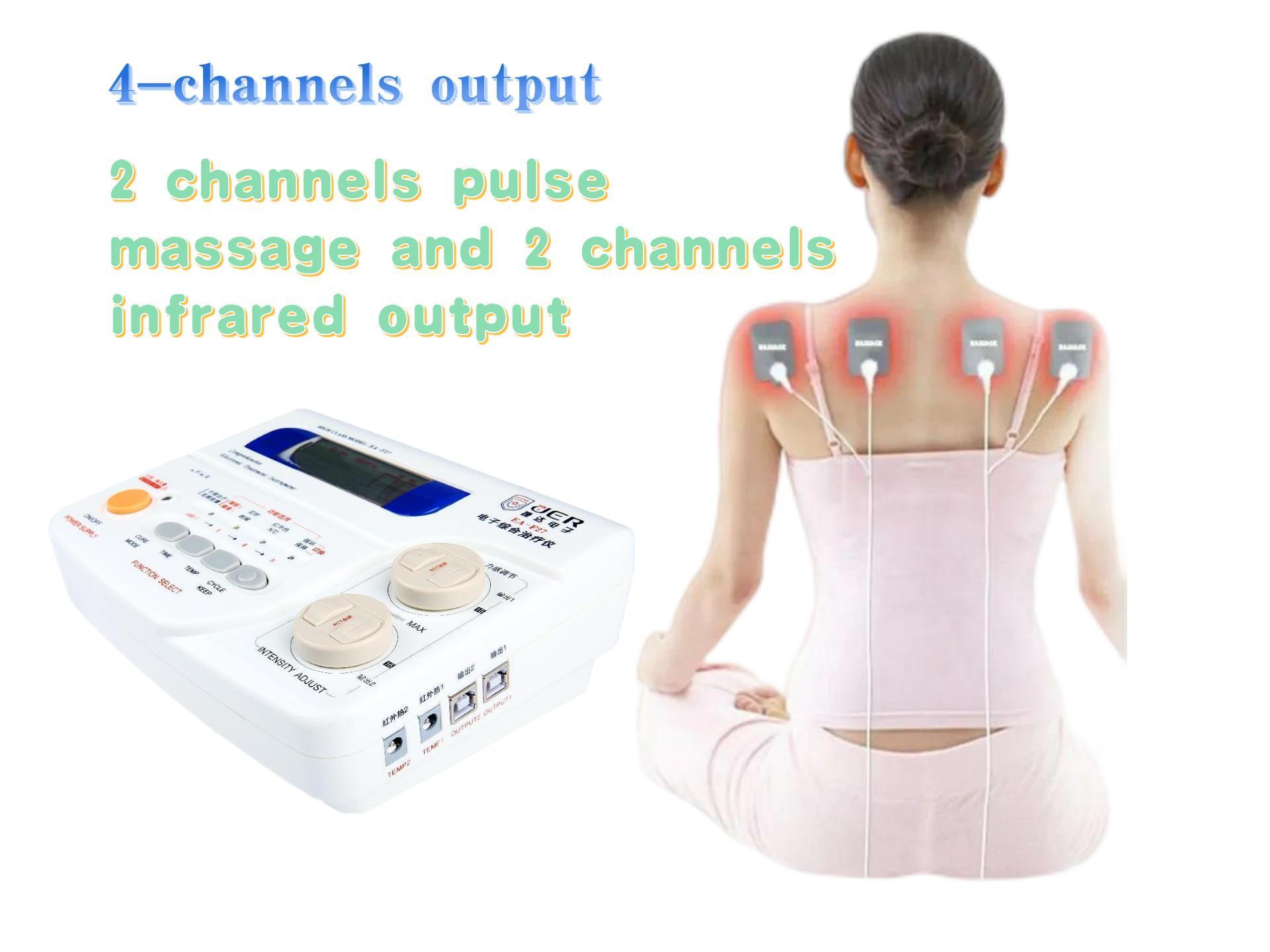 Factory Physiotherapy Tens Massage Equipment Electric Impulse Massage Device EMS Suit Professional Muscle Stimulation