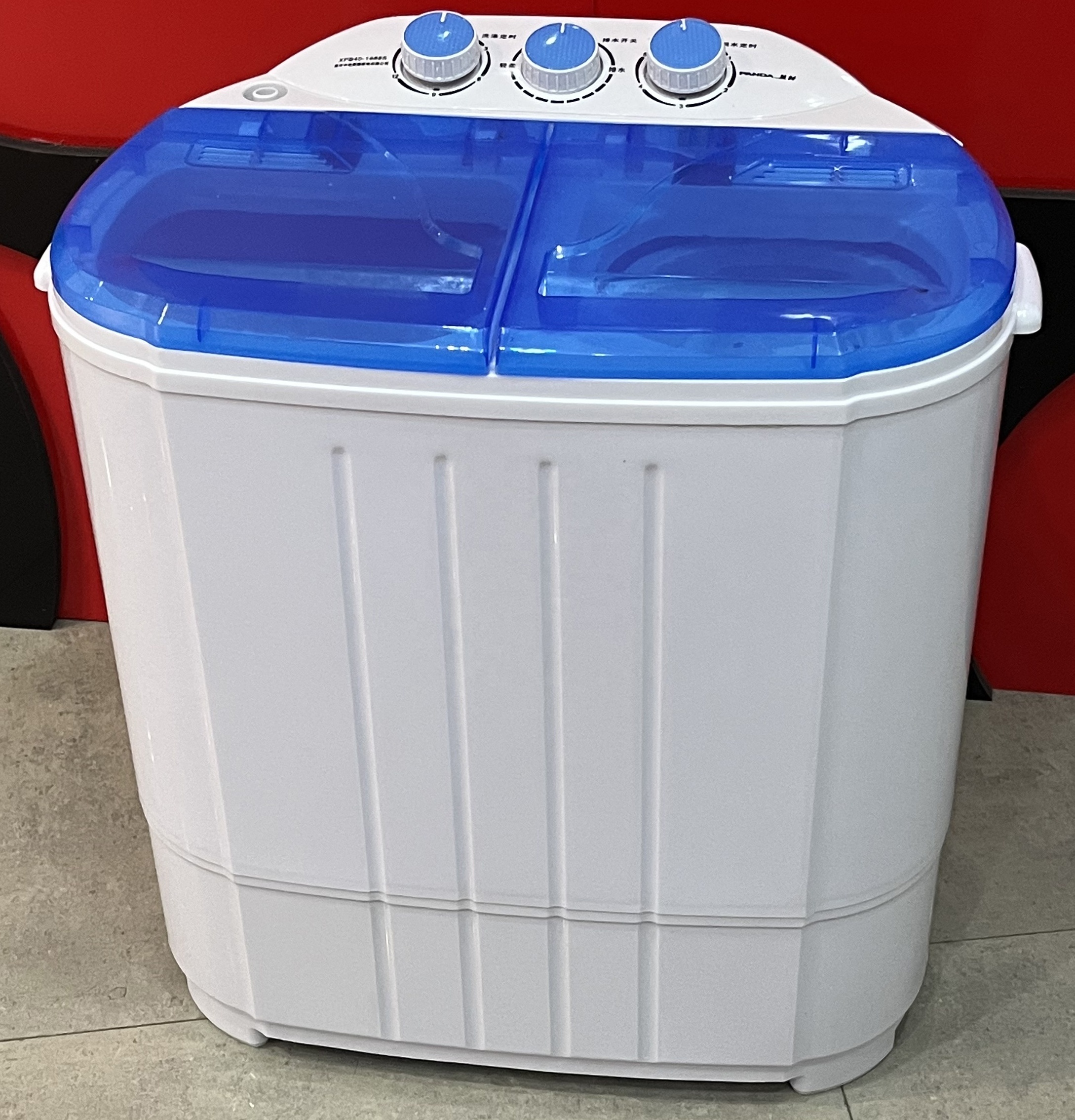 Mini Washing Machine Portable Home Compact Twin Tube Laundry Washing Machine Use Less Soap and Water for Dorms Apartments