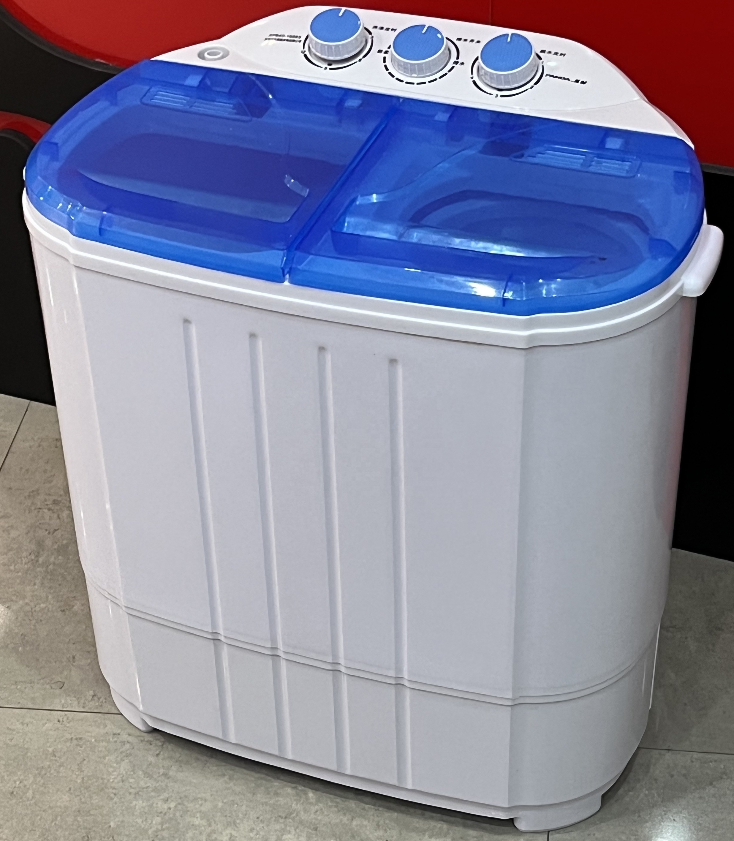 Mini Washing Machine Portable Home Compact Twin Tube Laundry Washing Machine Use Less Soap and Water for Dorms Apartments