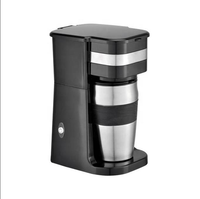 Personal Single Serve Portable Coffee Maker Brewer Includes Stainless Steel Mug Electric Drip Pour Over Coffee Makers