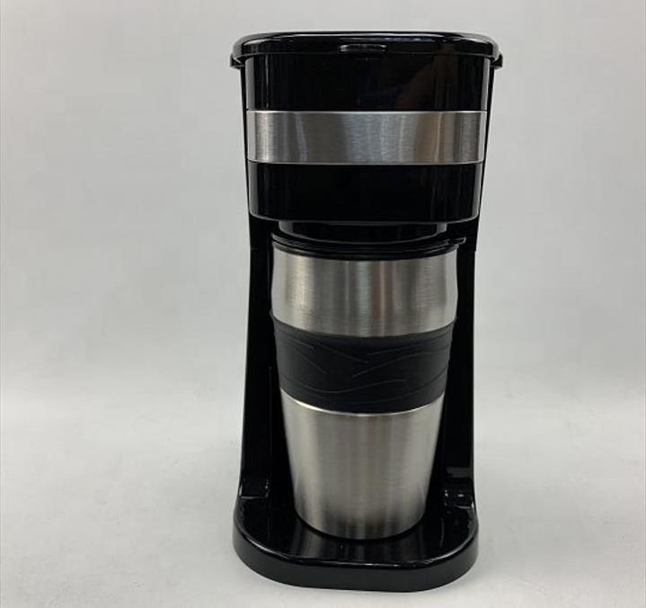 Personal Single Serve Portable Coffee Maker Brewer Includes Stainless Steel Mug Electric Drip Pour Over Coffee Makers