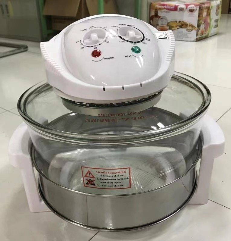 12L Jewin Freidora De Aire 1400W Halogen Oven 4 in 1 Halogen Air Fryer 8 in 1 Home Use Multifunctional Cooker