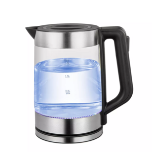 1.8L Speed-Boil Water Electric Kettles Glass Tea Kettle with LED Light Boil Dry Protection