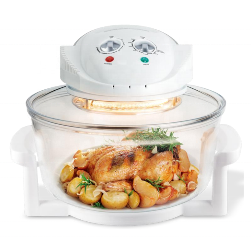 12L Jewin Freidora De Aire 1400W Halogen Oven 4 in 1 Halogen Air Fryer 8 in 1 Home Use Multifunctional Cooker