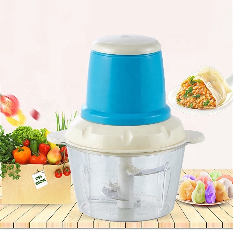 Professional Manufacturer 2L 250W Electric Chopper Meat Grinders Vegetable Meat Chopper