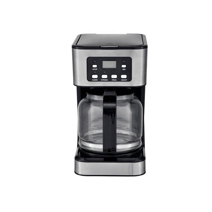 950W 1.5L 12 Cups Multi-Functional Drip Coffee Maker Cafetera With 6 Switches