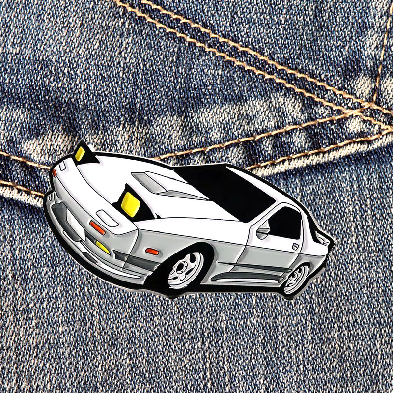 Hip-Hop Style Cool 3D Car Soft Hard Enamel Pin Anime High Quality Custom Enamel Lapel Pins Metal Backpack Lapel Pin Badge