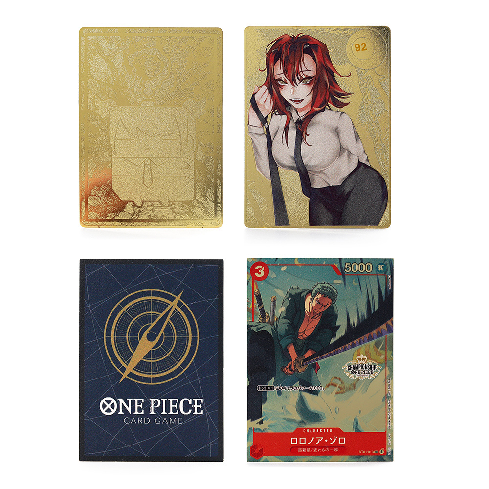 Free Design Gold Book Mark Cards Metal Blank Sublimation Business Card Custom Print Japanese Anime Cartoon Playing Cards