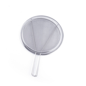 stainless steel microwave splatter cover splatter screen for frying pan grease guard splash guard for kitchen