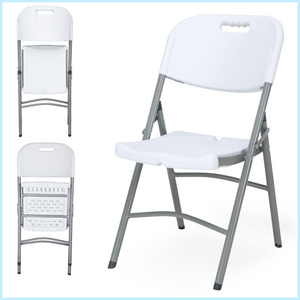 table folding chair for camping frame plastic garden camping picnic white folding chairs with two bars