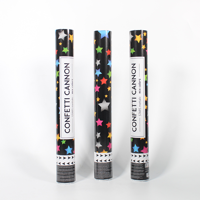 Top Sales Confetti Popper Push Pop Customized Confetti Cannon With Money Confetti For Birthday Party