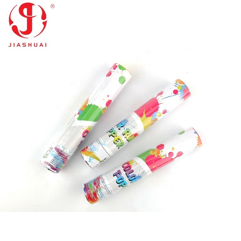 Non-Toxic Smoke Confetti Cannon Artificial Wedding Party Push Pop Confetti Popper