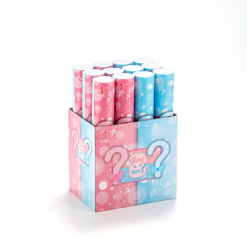 Competitive Price Gender Reveal Confetti Cannon Shooter Custom Colour Party Poppers