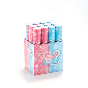 Competitive Price Gender Reveal Confetti Cannon Shooter Custom Colour Party Poppers