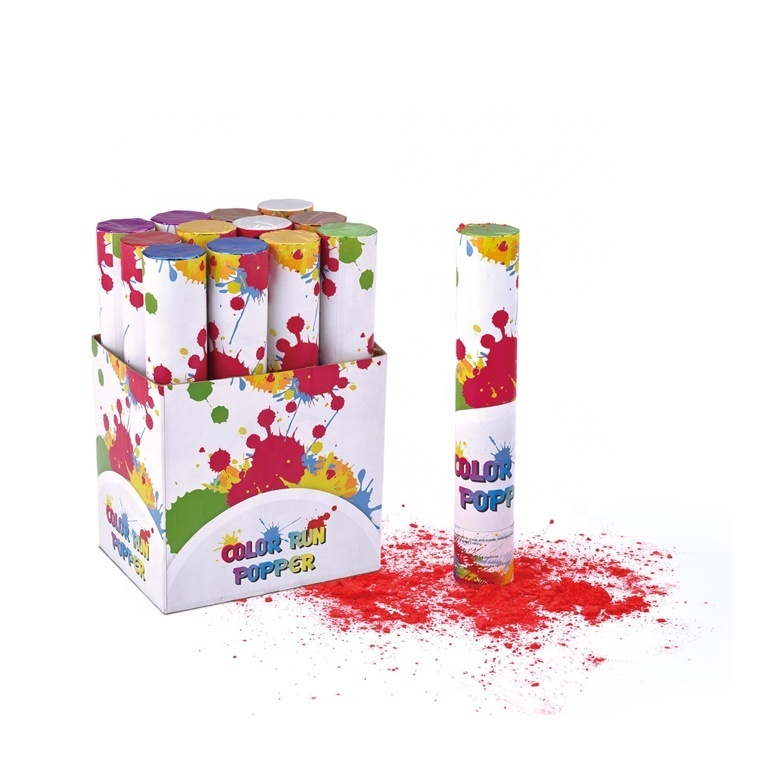 New Creative Romantic Handheld Confetti Cannon Red and Green Smoke Confetti Cannon