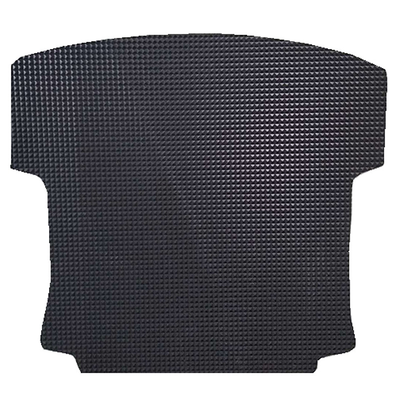 All Weather Protection Universal Trim-to-Fit Rubber & PVC Premium Quality Black Heavy Duty Cargo Trunk Floor Mat for Back of SUV