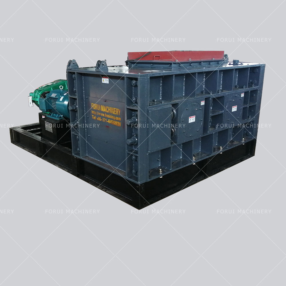 double roll crusher delivered to Poland for limestone fine crushing, limestone double roll crusher