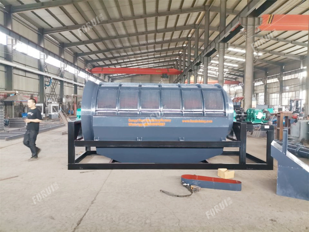 Mini Trommel Screen Small Sand Soil Gold Ore Rotary Screen Ore Separator Processing Machine