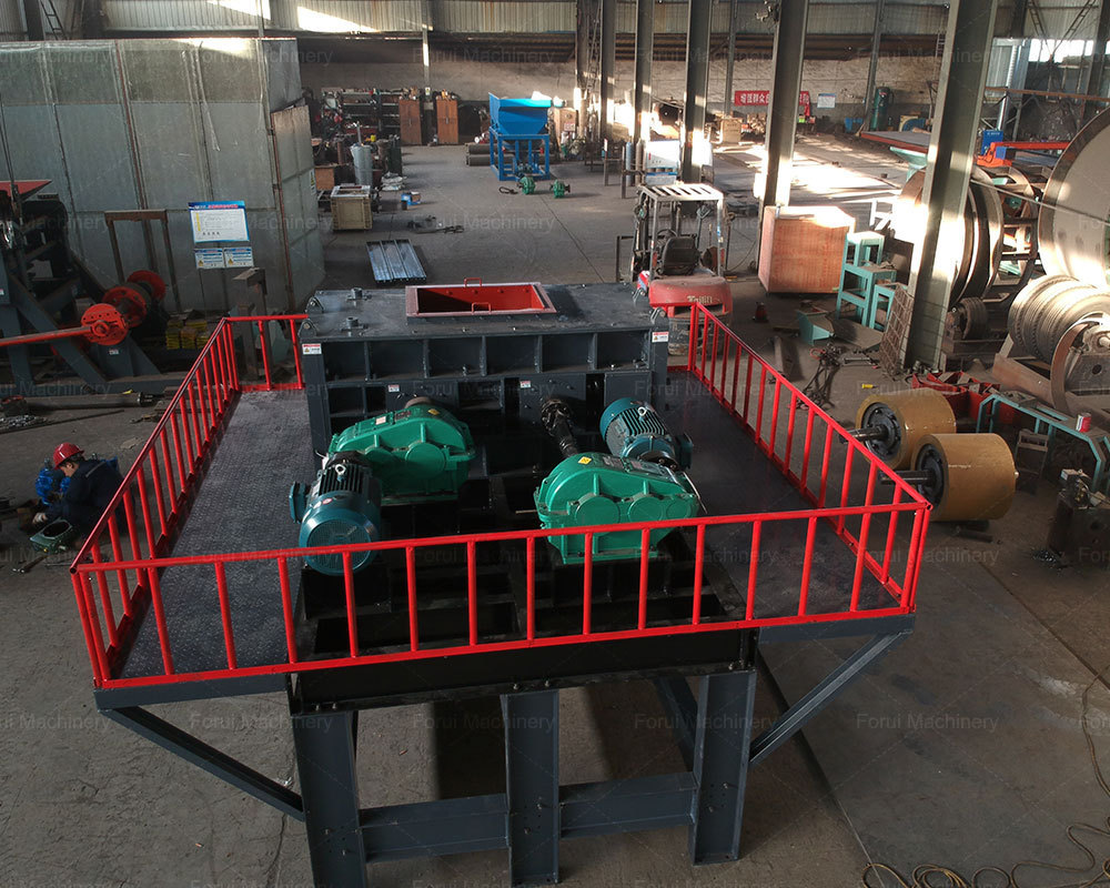 double roll crusher delivered to Poland for limestone fine crushing, limestone double roll crusher