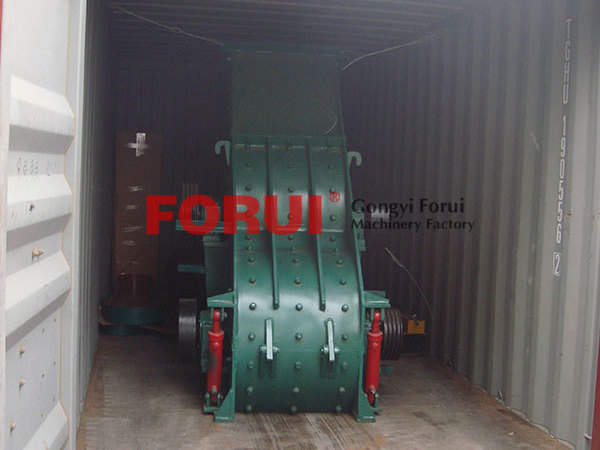 Two stage hammer crusher for shale/coal gangue/construction waste