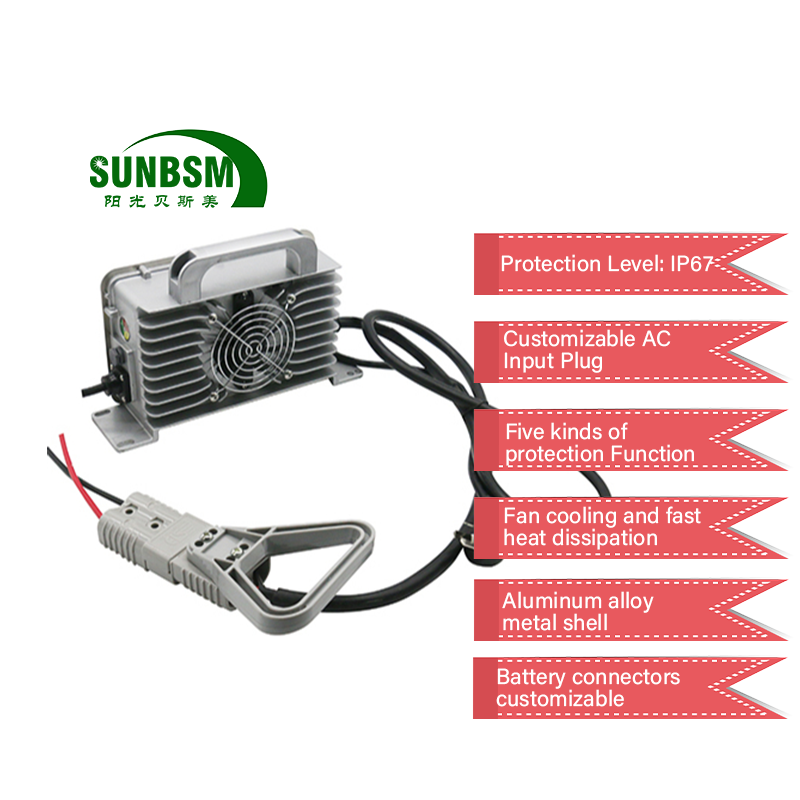 Smart 12v 36v 48v 1500W Waterproof lithium trickle battery charger for electric bike Communication equipment