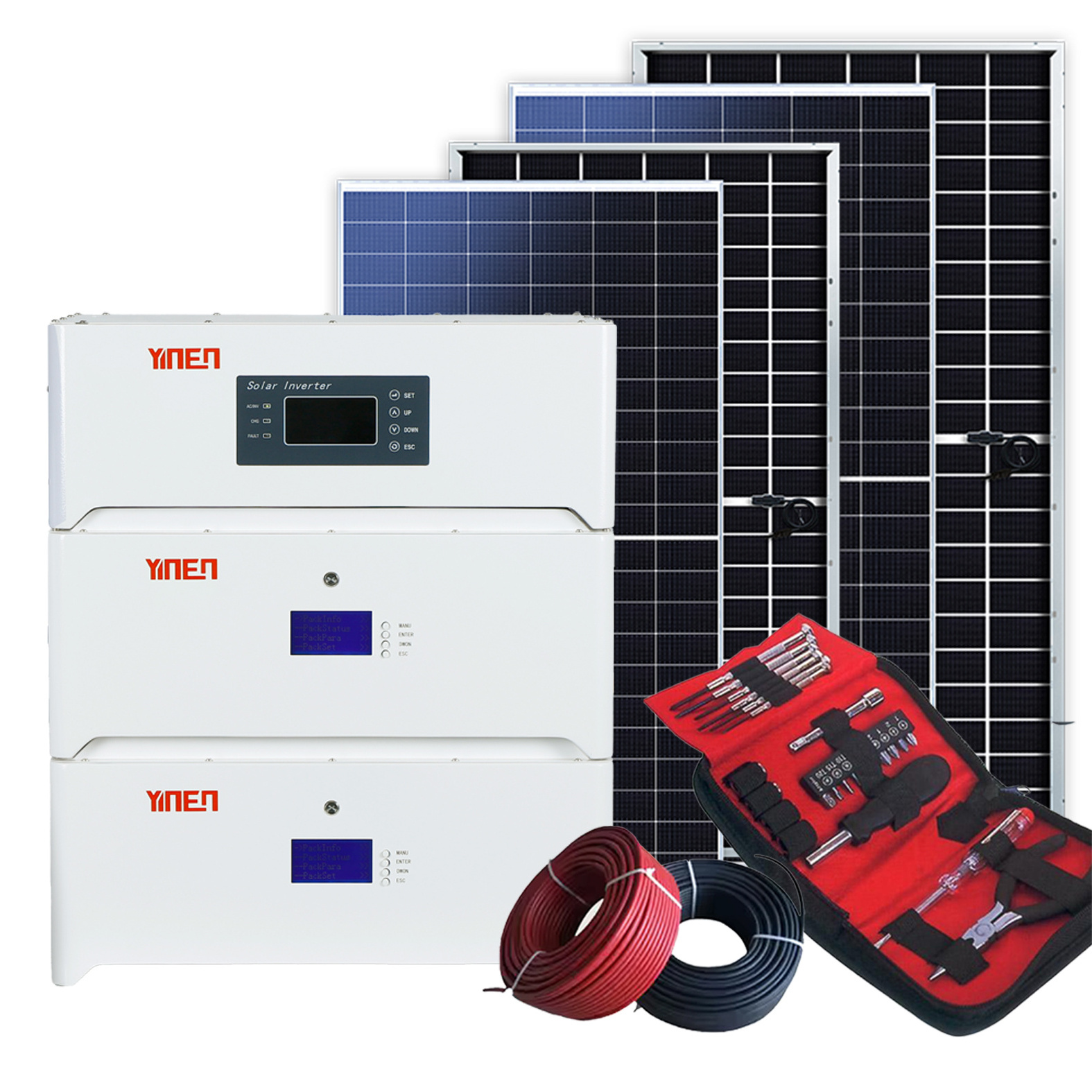 Jnge Solar Power Generator Off-Grid Residential 5kw 10kw 20kw Solar Power Energy System