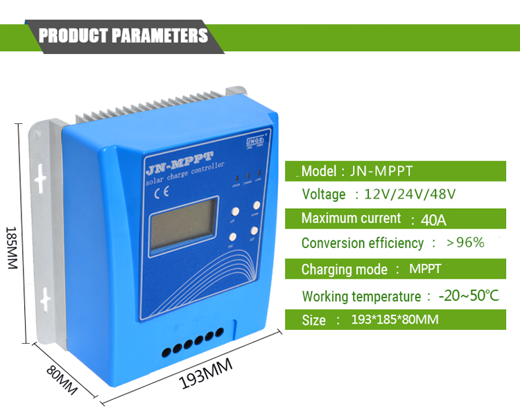 MPPT Solar Charge Controller Price 20A 30A 40A