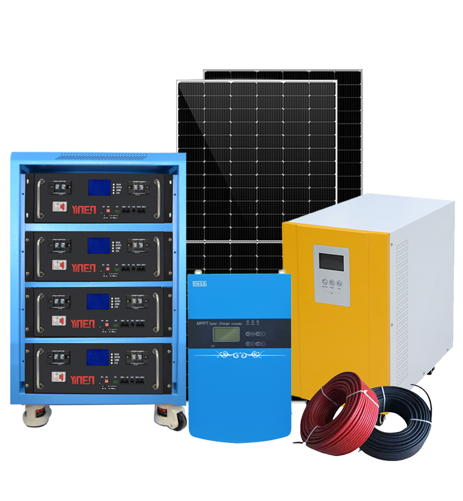 Jnge Solar Power Generator Off-Grid Residential 5kw 10kw 20kw Solar Power Energy System