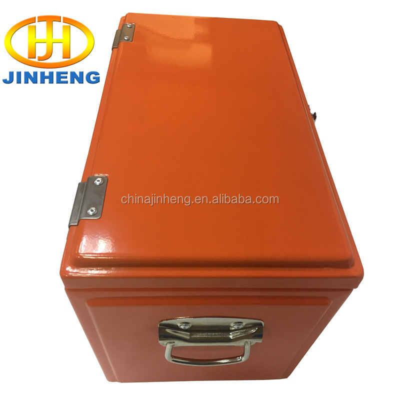 20L metal cooler box with lock