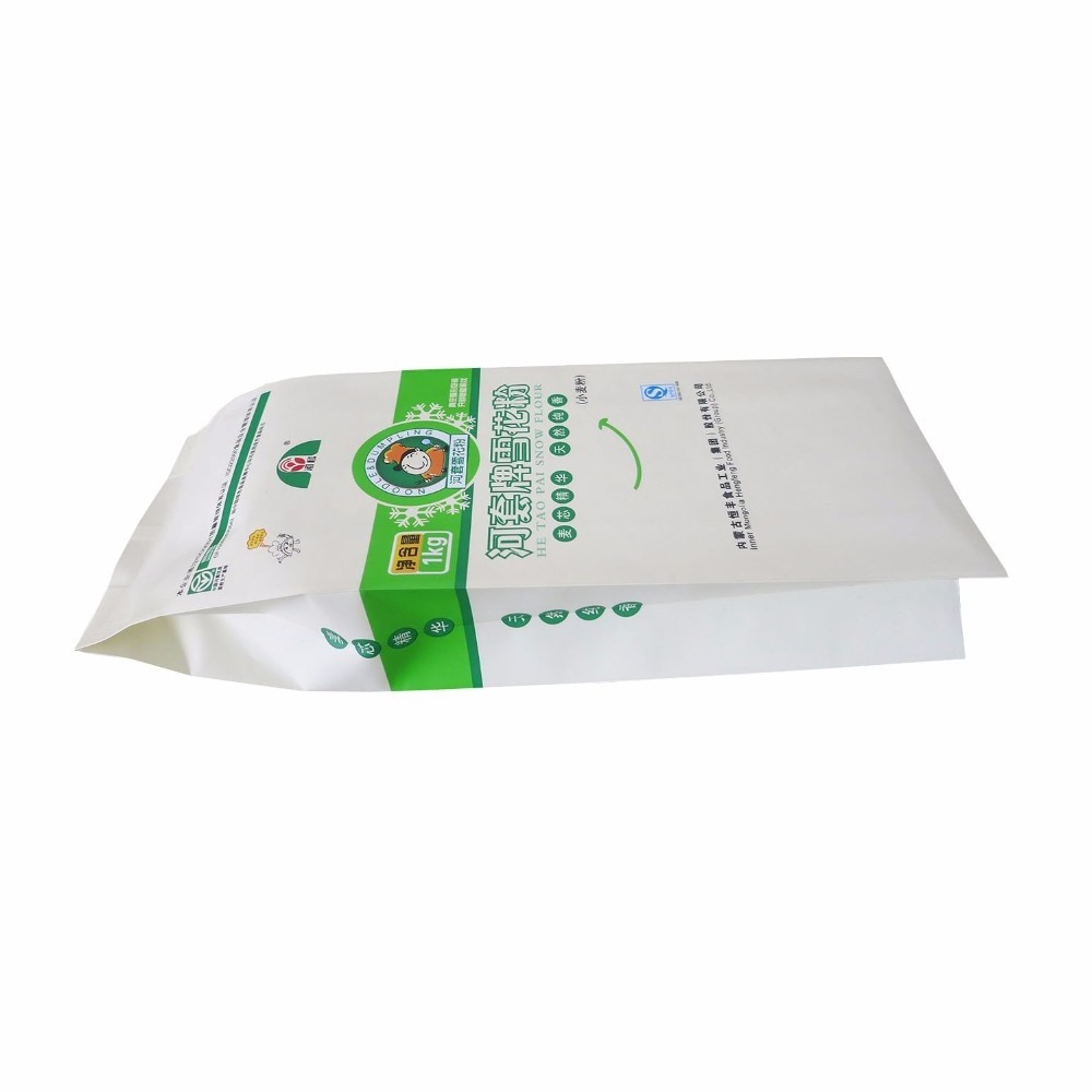 laminated paper material flour packaging bag