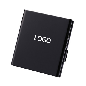 luxury GIFT BOX packed waterproof aluminum alloy metal gold black 20pcs metal clip custom logo cigarette case