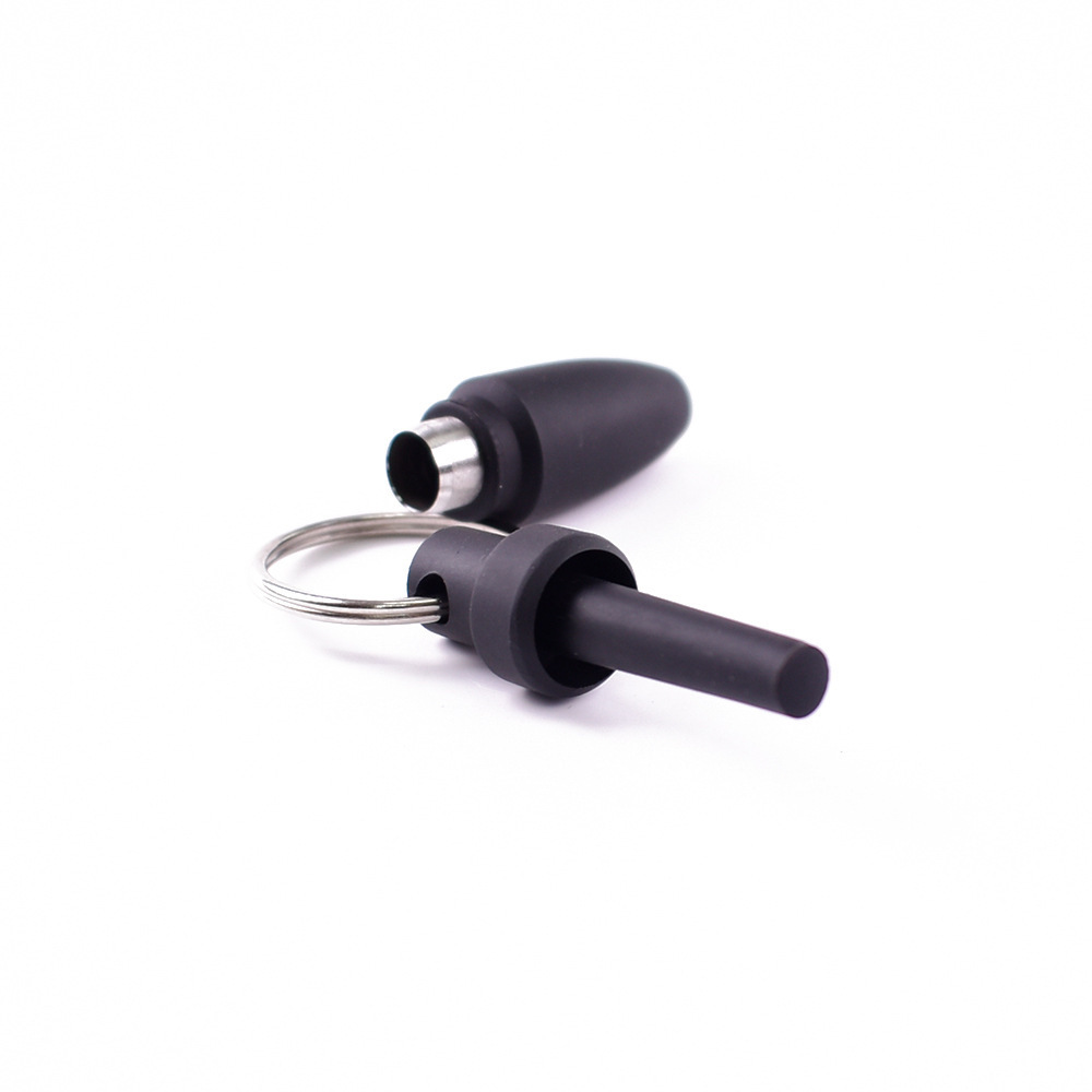 keychain plastic stainless steel cigar punch puncher